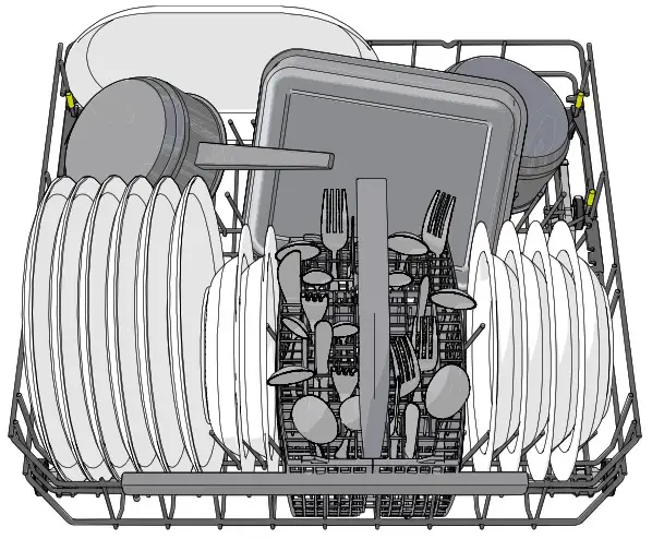 ASKO DFI544D Dishwasher - Loading the dishwasher 6