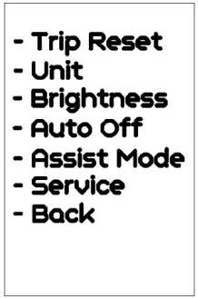 BAFANG DP C263 CAN Powerful M820 Defines New Level for Mid Mounted - SETTINGS 2