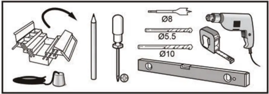 SDH SW03 SS SC NR Soft Closing Townhouse Barn Door Hardware - TOOLS REQUIRED