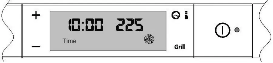 Steba FG 100 Electronic Contact Grill - display