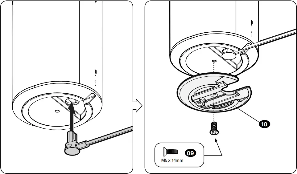 SANUS WSSE1A1 - Install Speaker Bracket
