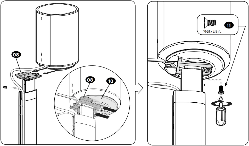 SANUS WSSE1A1 - Install Speaker