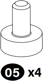 SANUS WSSE1A1 - Parts and Hardware 2a