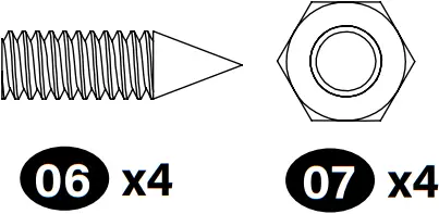 SANUS WSSE1A1 - Parts and Hardware 2b