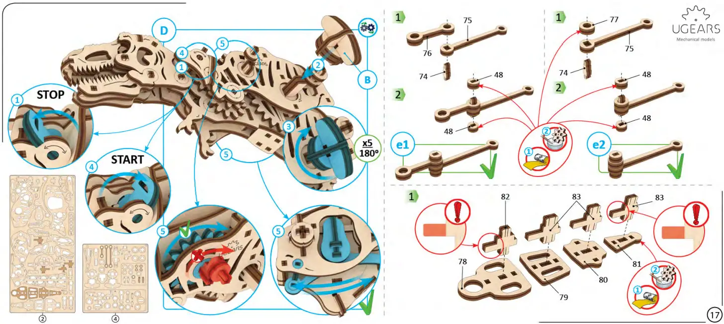 UGEARS-124-Tyrannosaurus-Rex-fig-21