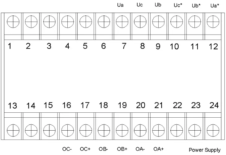 BLUE JAY BJ-QPAX Three Phase Power Transducer - fig 1
