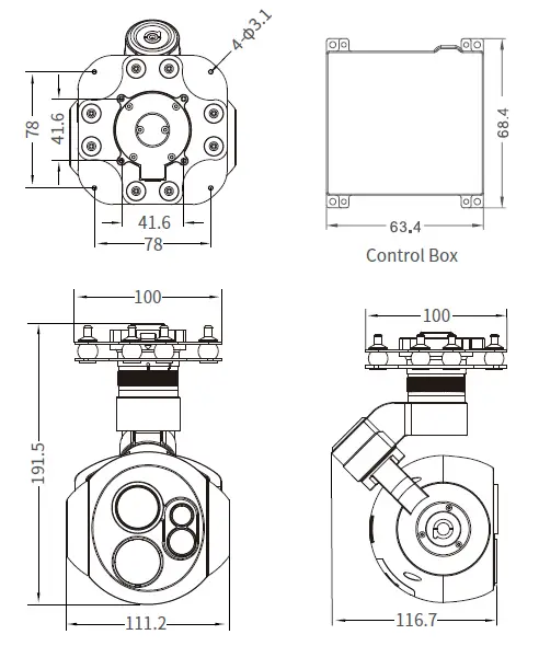 Viewpro-Q10TRIM 10x-Optical-Zoom -Laser -Rangefinder-with-Tracking-Gimbal-Camera-11