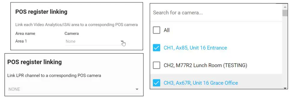 i3 INTERNATIONAL SRX-Pro Audio Video Supply Server Owner's Manual - Multi-channel POS register linking added under Ai