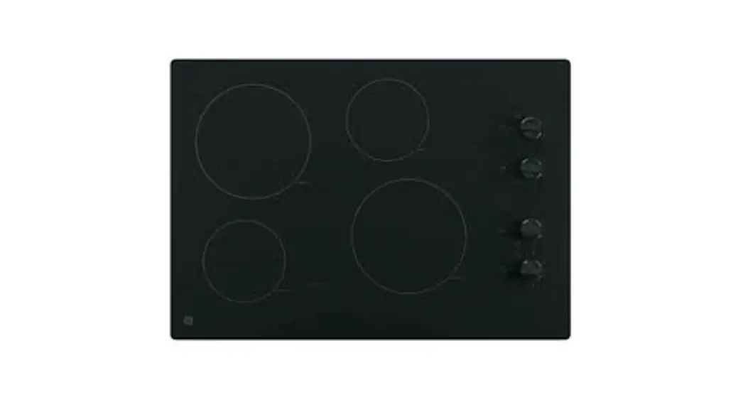 Ge Profile Jep5030st 30 Inch Built-in Knob Control Electric Cooktop Installation Guide