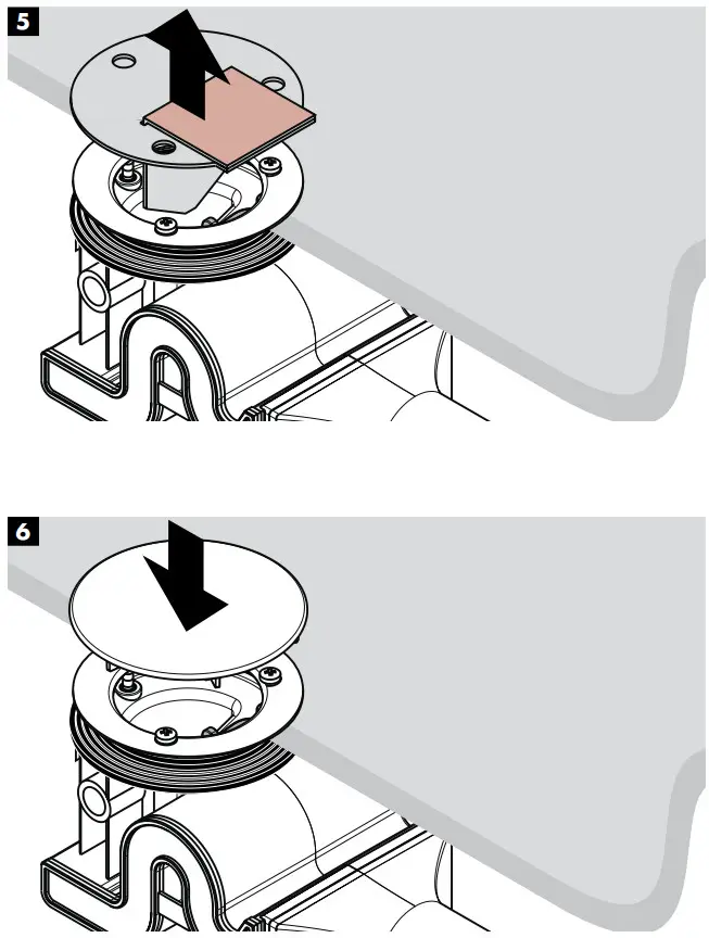 hansgrohe 60065180 Raindrain 90 XXL Basic Set for Waste Systems Shower - fig 5