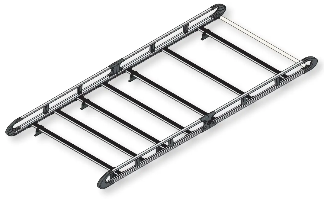 VAN GUARD VGUR-229 Roof Rack 7 bar ULTI Rack L2H1 Twin Doors
