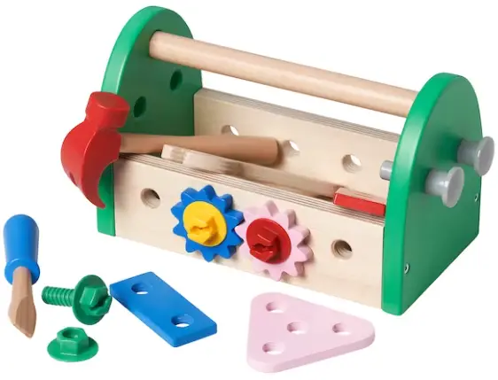 IKEA BLOMFLUGA 13 Piece Toy Tool Set