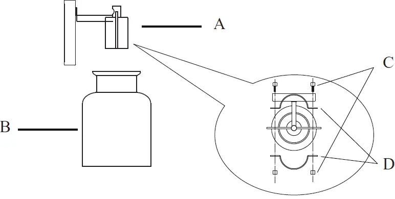 TRUE FINE TD10037W Dean 6 Inch 1 Light Black Bathroom Wall Sconce with Seeded Glass Shade 01