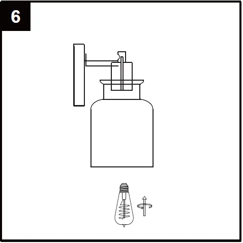 TRUE FINE TD10037W Dean 6 Inch 1 Light Black Bathroom Wall Sconce with Seeded Glass Shade 12