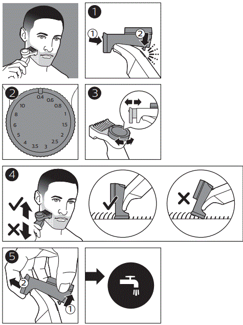PHILIPS QP6550-15 OneBlade Pro Face and Body Trimmer-fig6