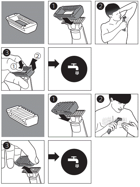 PHILIPS QP6550-15 OneBlade Pro Face and Body Trimmer-fig7