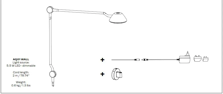 FRITZ HANSEN AQ01 Table Lamp - Product Overview 3