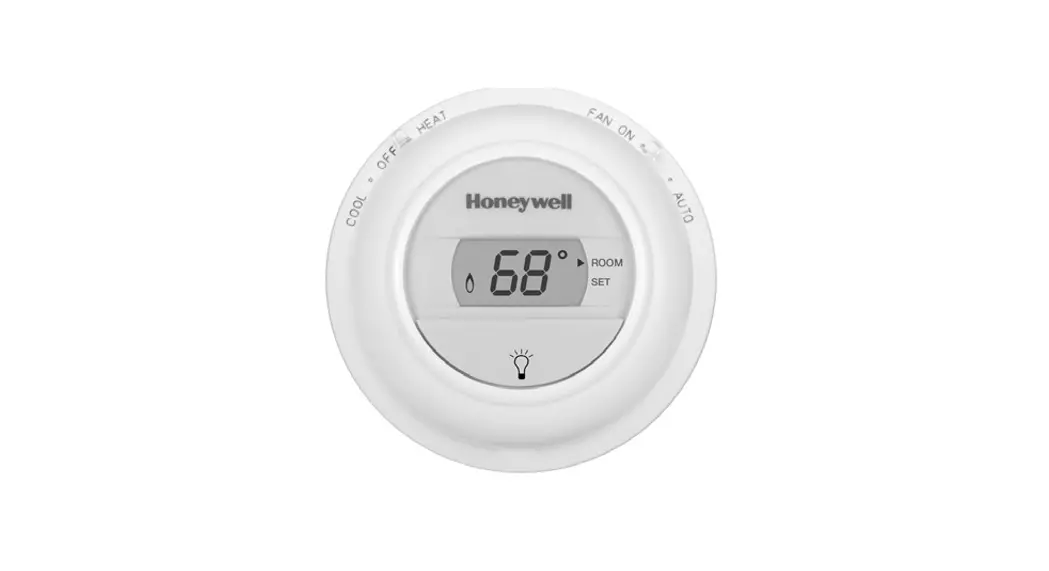 Honeywell T8775a,c Digital Round Non-programmable Thermostats Owner's Manual