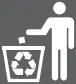 Recyclable disposal icon1