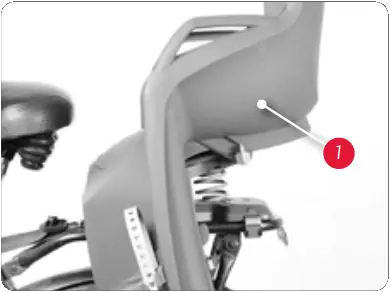 hamax Caress Child Bike Seat - e1