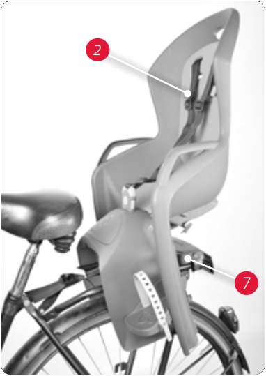 hamax Caress Child Bike Seat - o1