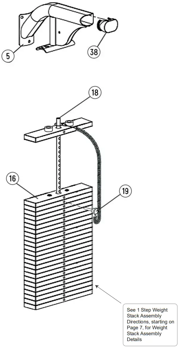 FRENCH FITNESS FFS ACC FFS Silver and FFB Black Adjustable Cable Crossover - STEP 1