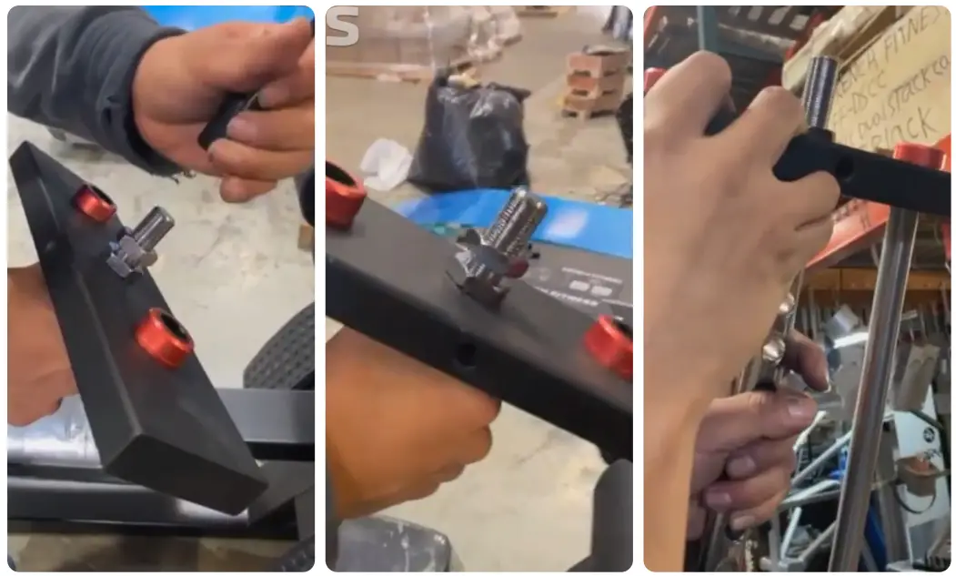 FRENCH FITNESS FFS ACC FFS Silver and FFB Black Adjustable Cable Crossover - TOP PLATE