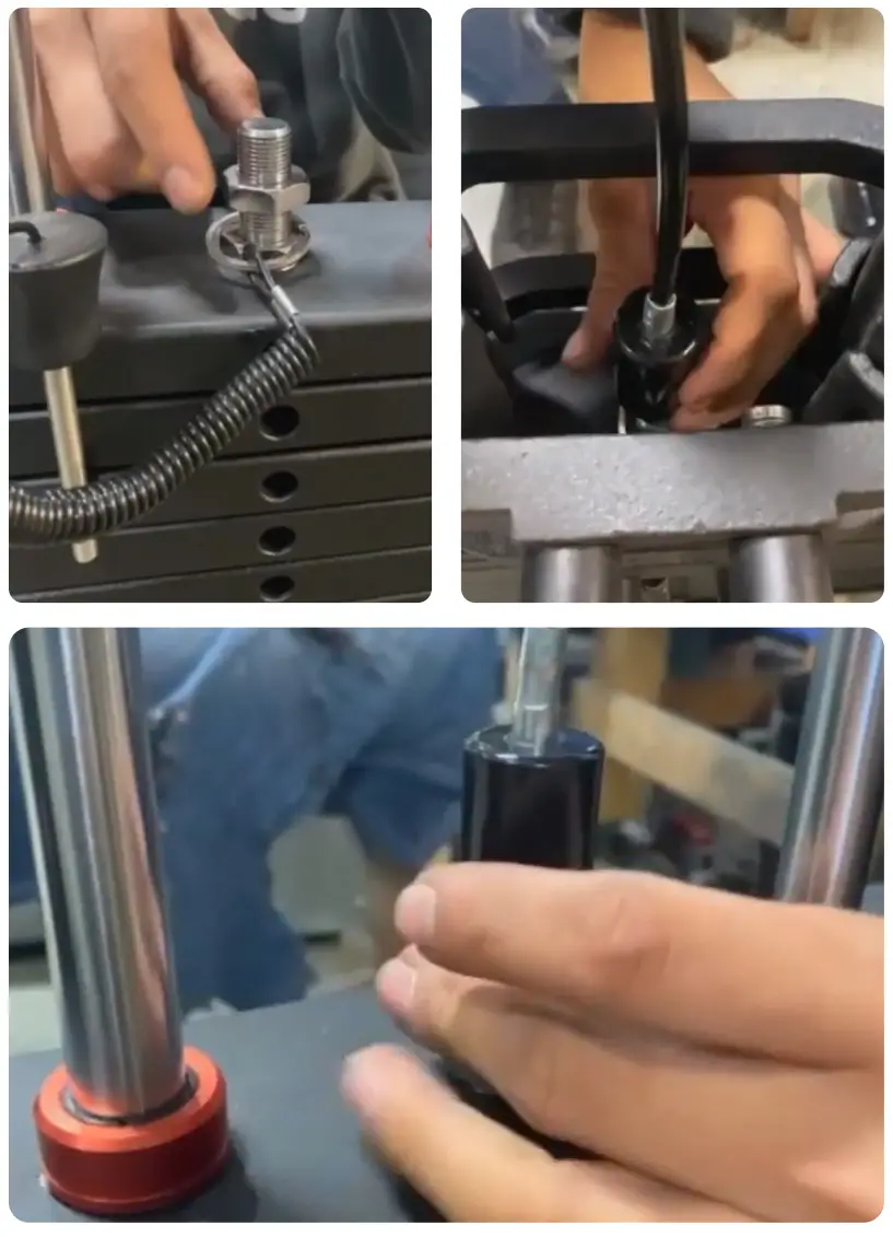 FRENCH FITNESS FFS ACC FFS Silver and FFB Black Adjustable Cable Crossover - WEIGHT PLATES1