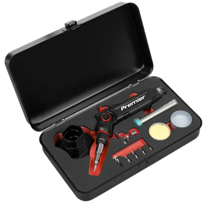 SEALEY AK2971 Butane Indexing Soldering Iron Kit 3-in-1
