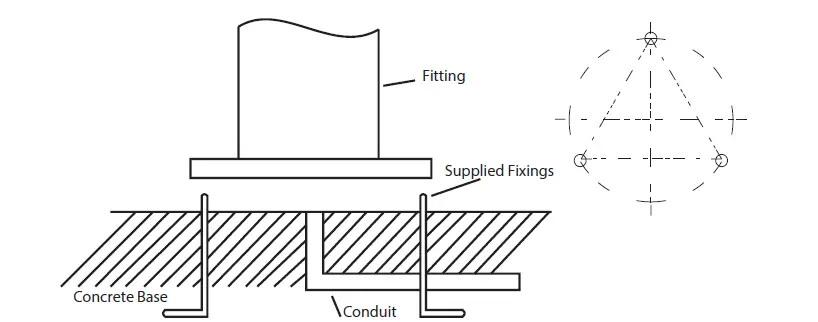 saxby-CH200E27BK-Louvre-Bollard-1