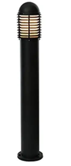 saxby-CH200E27BK-Louvre-Bollard-product-image