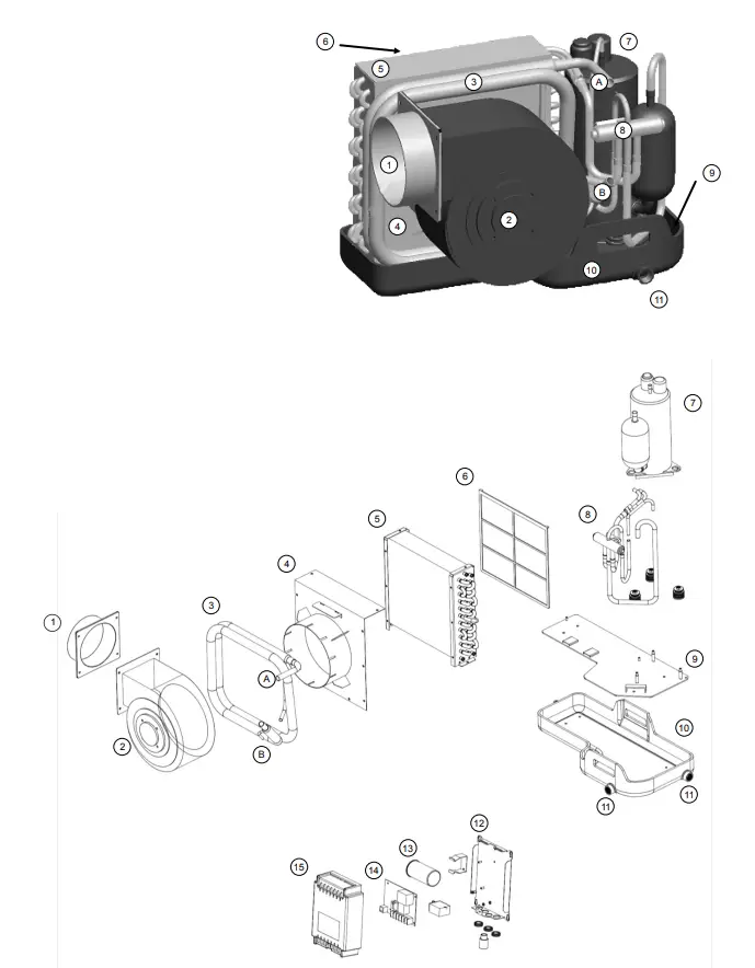CTM Marine CT 6000 Self Contained Air Conditioner - Duct Ring