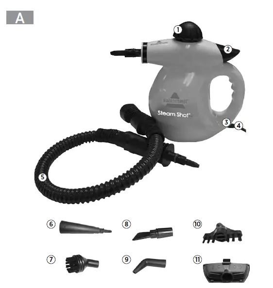 Bissell 2635J STEAMSHOT fig-6