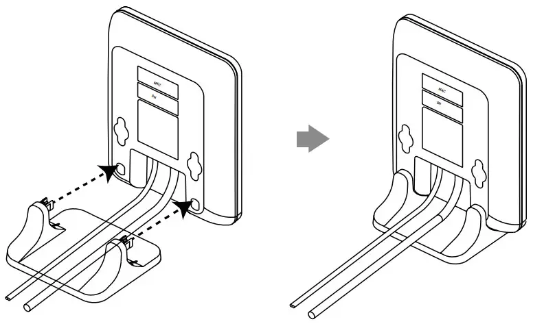 Yealink W60B DECT IP Phone - Attach the Base Stand