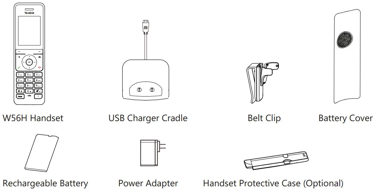 Yealink W60B DECT IP Phone - Package Contents2