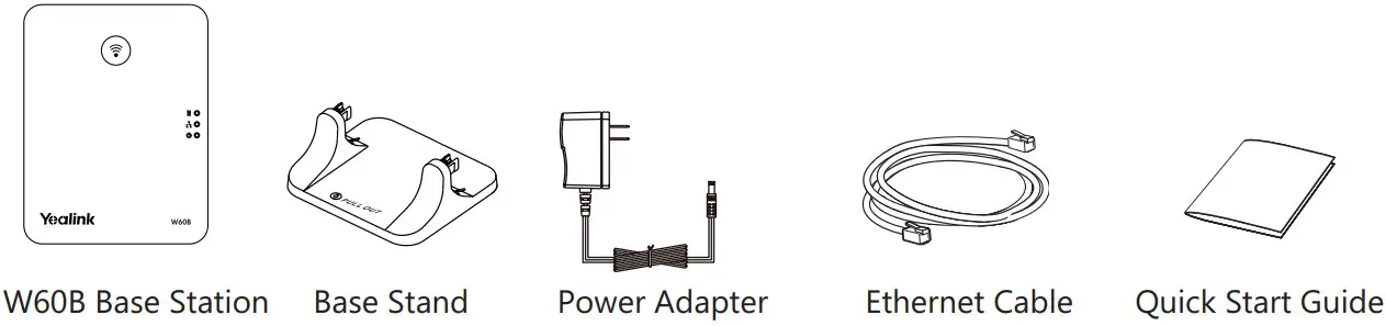 Yealink W60B DECT IP Phone - Package Contents3