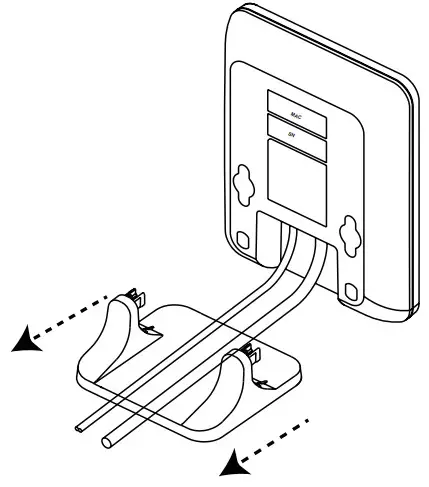 Yealink W60B DECT IP Phone - Remove the Base Stand