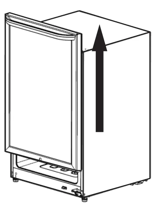 Reversing the door swing