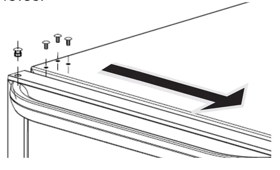 Reversing the door swing