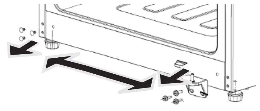 Reversing the door swing