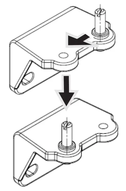 Reversing the door swing