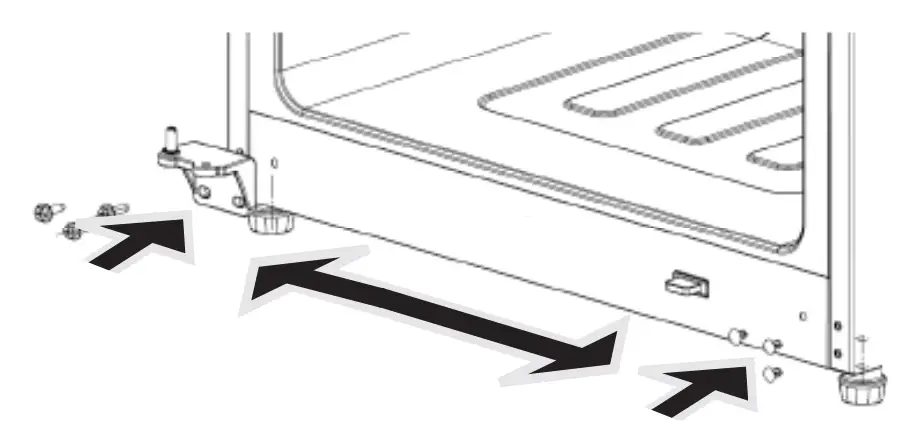 Reversing the door swing