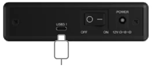 ICY BOX IB 377 C31 Enclosure for 1x HDD SSD with USB 3.1 Gen 2 Type-C Interface and LED Ring - USB