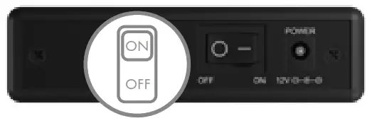 ICY BOX IB 377 C31 Enclosure for 1x HDD SSD with USB 3.1 Gen 2 Type-C Interface and LED Ring - switch