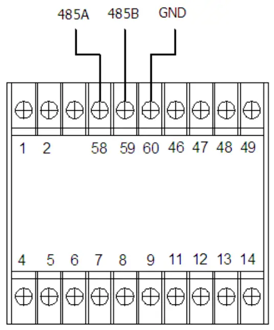 BLUE JAY BJ MCM2403 Multi channel Circuit Metering System - Connection terminal3