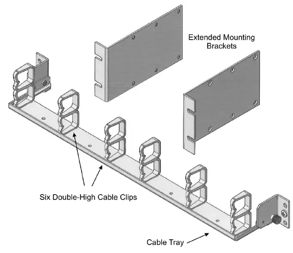 Omnitron-Systems-iConverter-Cable-Management-Kit-for-19-Module-Chassis-FIG-1