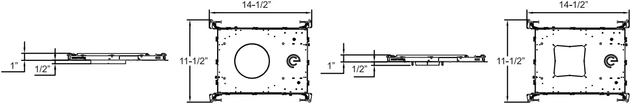 GREEN CREATIVE NYX Series Downlight - d1