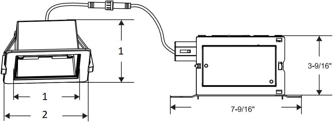 GREEN CREATIVE NYX Series Downlight - f9