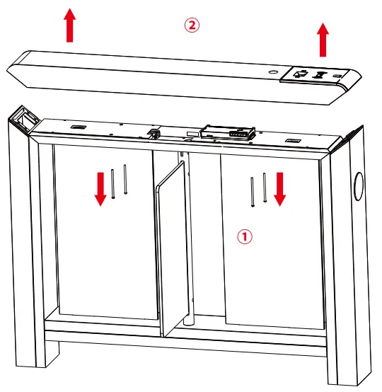 ZKTECO-Mars-B1000-Series-Swing-Barrier-FIG-5