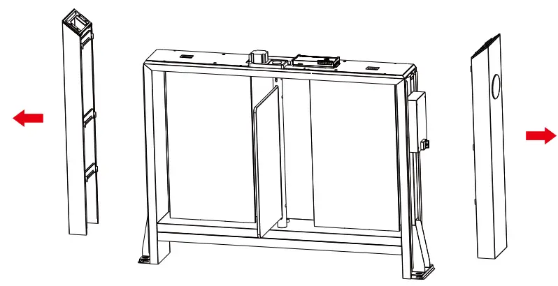 ZKTECO-Mars-B1000-Series-Swing-Barrier-FIG-6